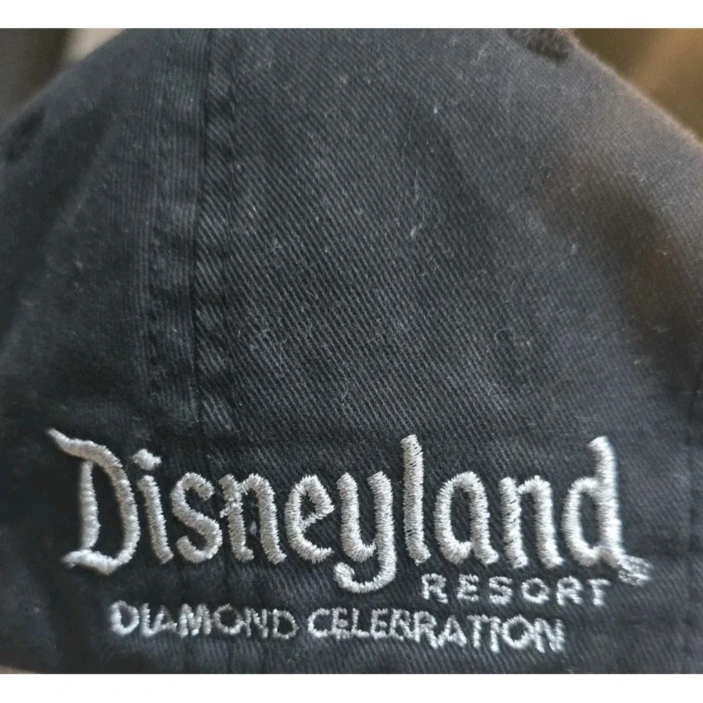 Disneyland Parks Resort 60th Diamond Celebration Unisex Black Adjustable Cap Hat
